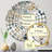 Pebble Mosaic Tropical Pattern - Concentric Circles Decorative Mirror-101222947