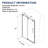44“-48" W x 76" H Single Sliding Semi-Frameless Shower Door-113691276