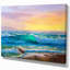 «Landscape Sunset Ocean Waves», impression sur toile - Couchers de soleil sur les vagues de l'océan-29505740