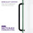 Vensea Series 31.5'' - W x 56'' H Pivot Door Frameless Tub Door with