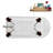 58" Streamlin Clawfoot Tub,Tray,Drain, Clawfeet-101628930-102219866