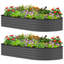 2PCS Raised Beds  7' X 3' X 1' Raised Garden Bed Set