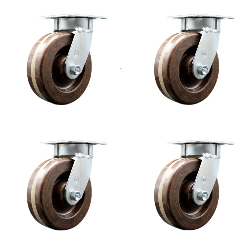 Kingpinless High Temp Swivel Caster