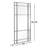 Zayshaun Metal Rectangle Wall Mirror