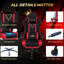 LUCKRACER Swiveling PC & Racing Game Chair-132650041