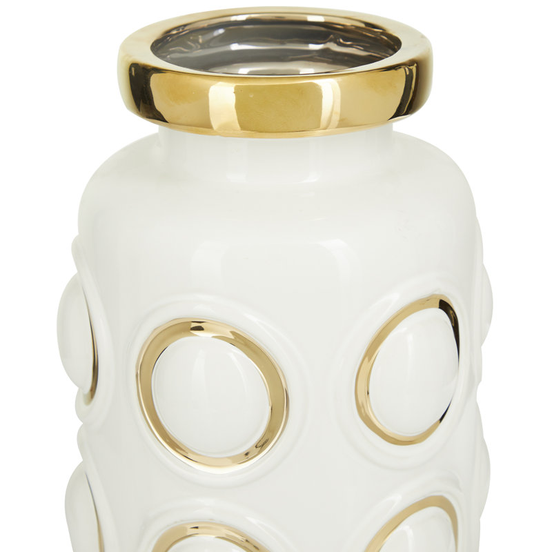 Vase de table Noelynn, H 16,4 po x l 6,4 po x P 6,75 po