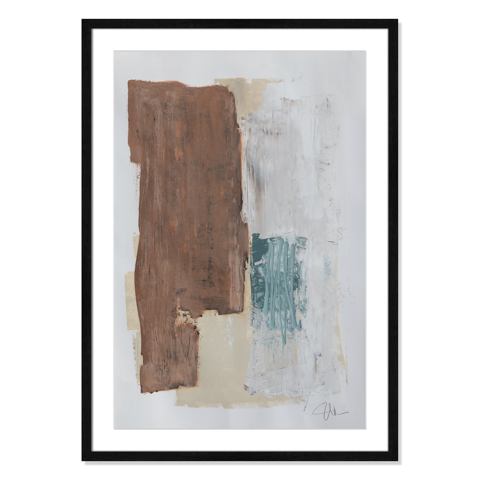 Rosena I Print, 35.5" H x 25.5" W x 0.75" D, Black Framed