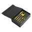30 Piece Cutlery Set FARFALLE Black-867953331
