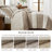 Premium King Bedding Sets, Taupe Polyester, Modern Artisanal Design, Perfect For Home