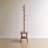 Shoe Stool With Cloth Hanger (Walnut)