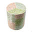 Tabouret de jardin cylindrique avec table d'appoint D14x18