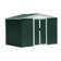 Outdoor Storage Shed 6Ftx4Ft, Grey, Durable Apex Roof