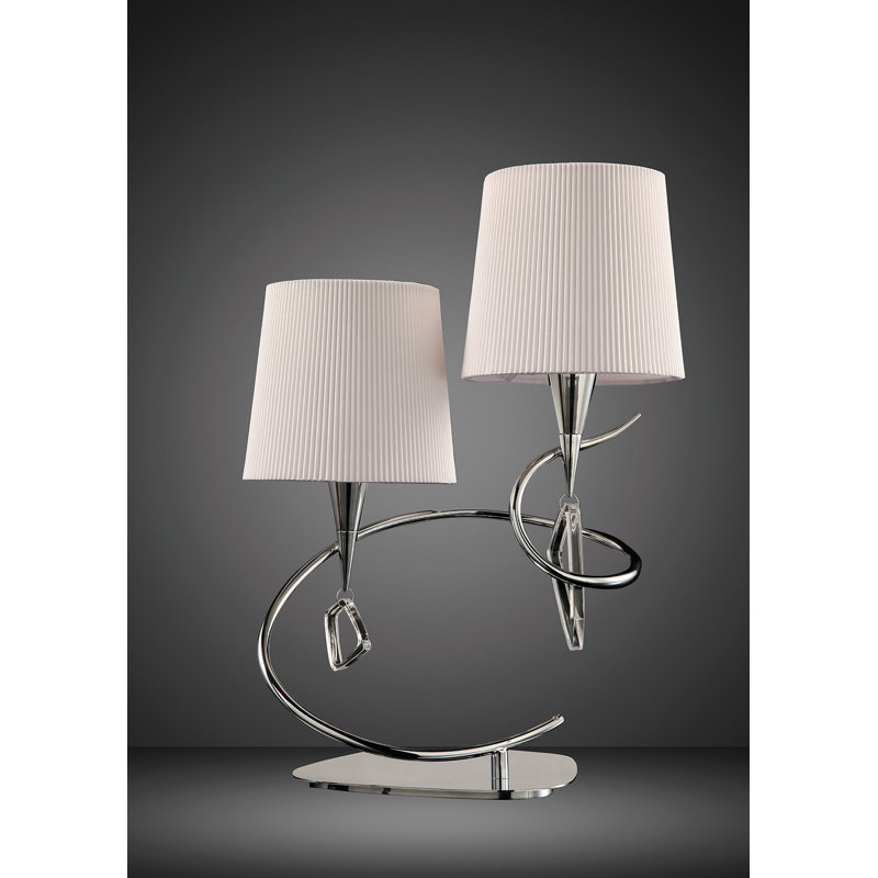 Eurich Metal Novelty Lamp, Polished Chrome/Ivory