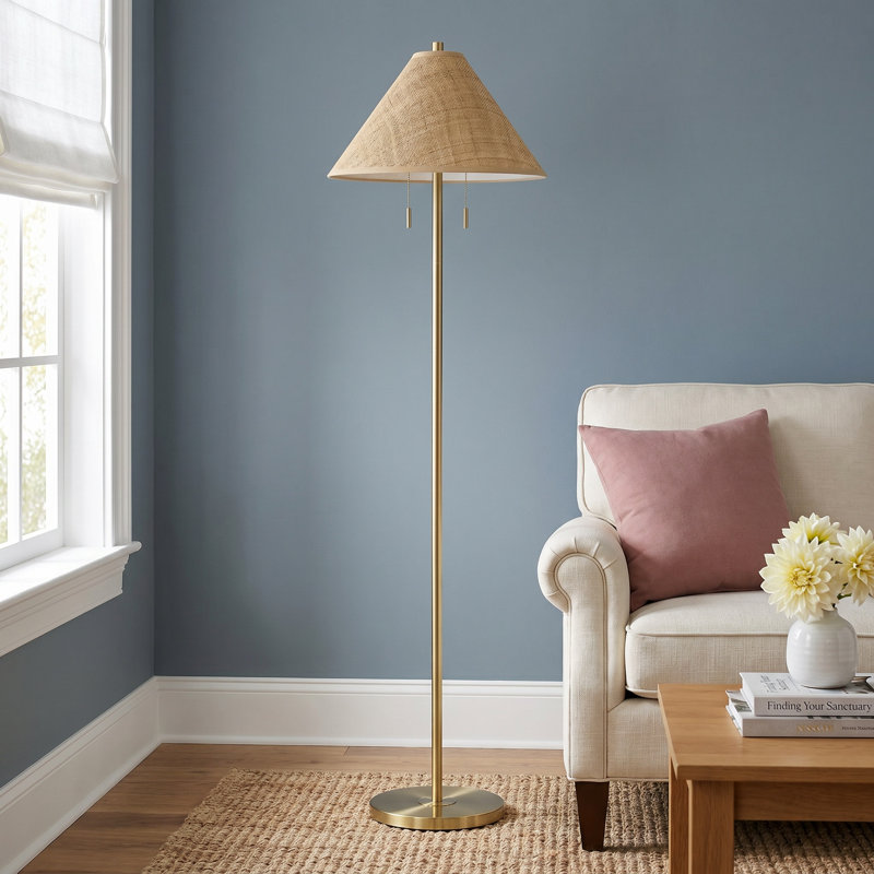 Donati 66'' Gold Traditional Floor Lamp