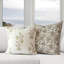 Housse de coussin Adeline beige à motif floral 50 x 50 cm-135246702-135246705