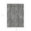 Tapis extérieur lavable rayé noir et ivoire 3 pi x 5 pi