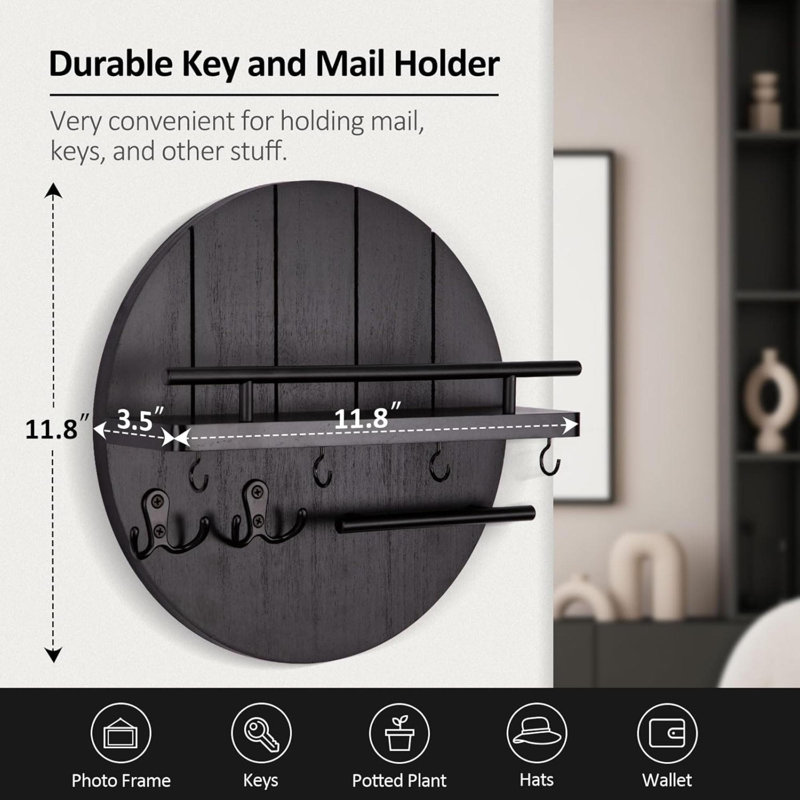 Wall Organizer, Black