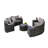 Outdoor Patio Furniture 11-Piece Half-Moon Sectional Round Patio Furniture Set Sofa With Tempered Glass Round Coffee Table-348528100
