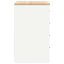 Solid Wood Single Storage Cabinet ( 85cm H x 60cm W x 51cm D)-389986520