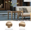 Table de bout en bois massif Gundrath