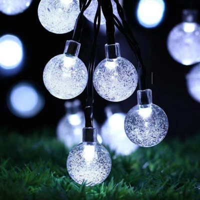 Kingsley 20' Outdoor LED Solar Powered 30 - Bulb String Light (End to End Connectable)