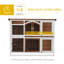 Weather Resistant Rabbit Rabbit Cage