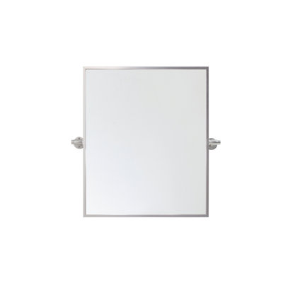 Miroir mural en métal