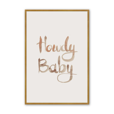 Howdy Baby Print