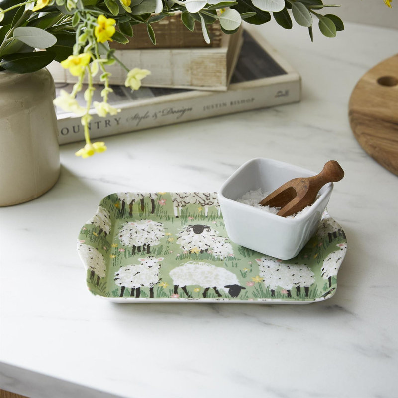 Woolly Sheep Melamine Tray