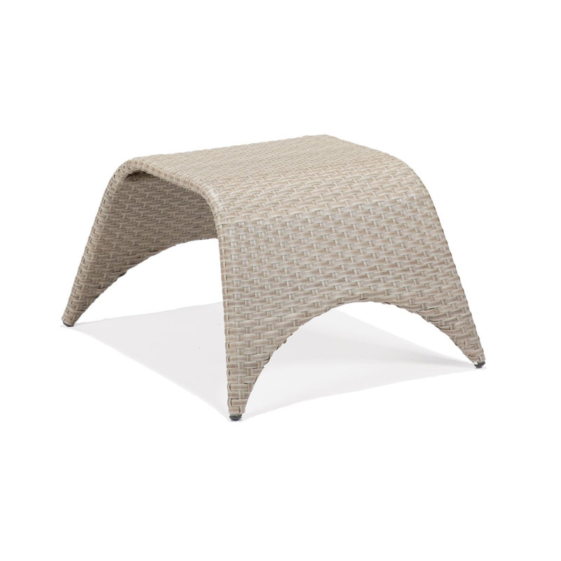 Malibu Outdoor Rectangular Side Table, Driftwood