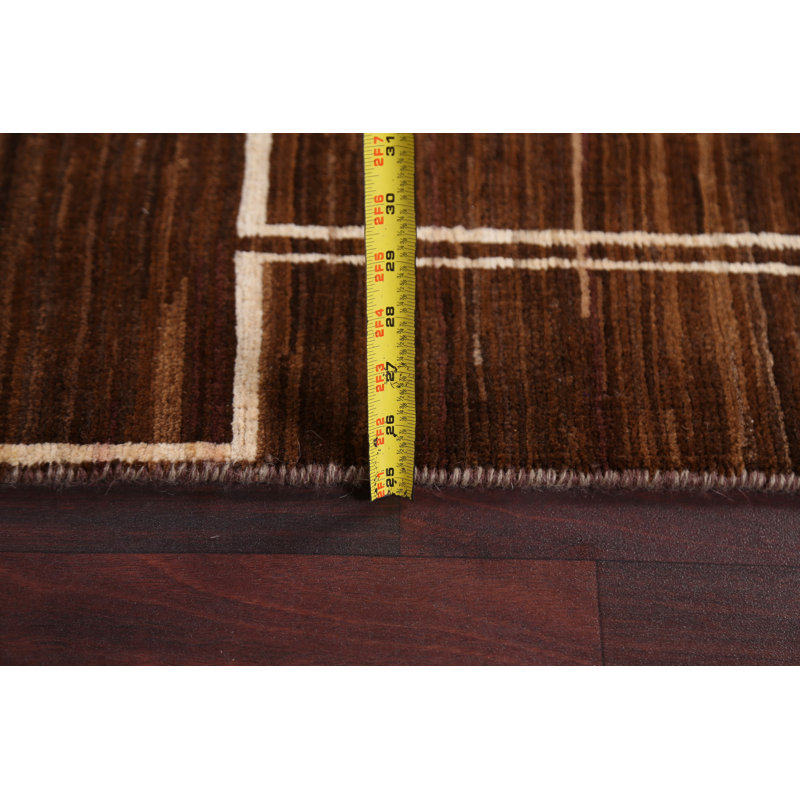 Tapis brun Gabbeh 3 x 9