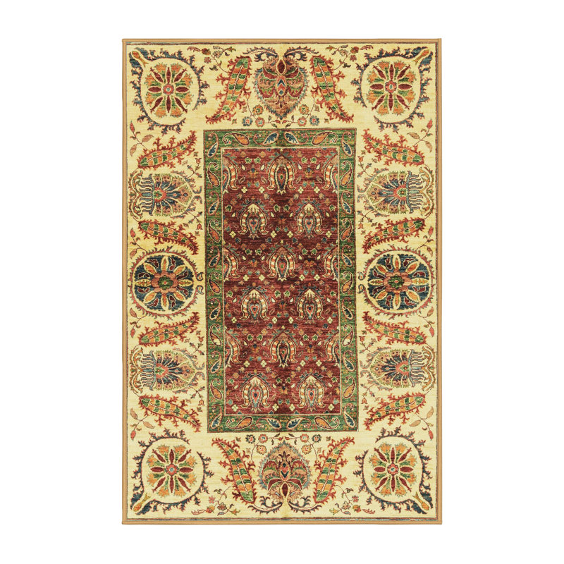 Abstract Indoor Rug, Rectangle 4' x 6'