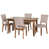 Cinq articles : 1 table, 4 chaises