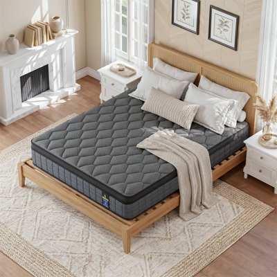 ENSHUI 14" Medium Breathable Hybrid Mattress