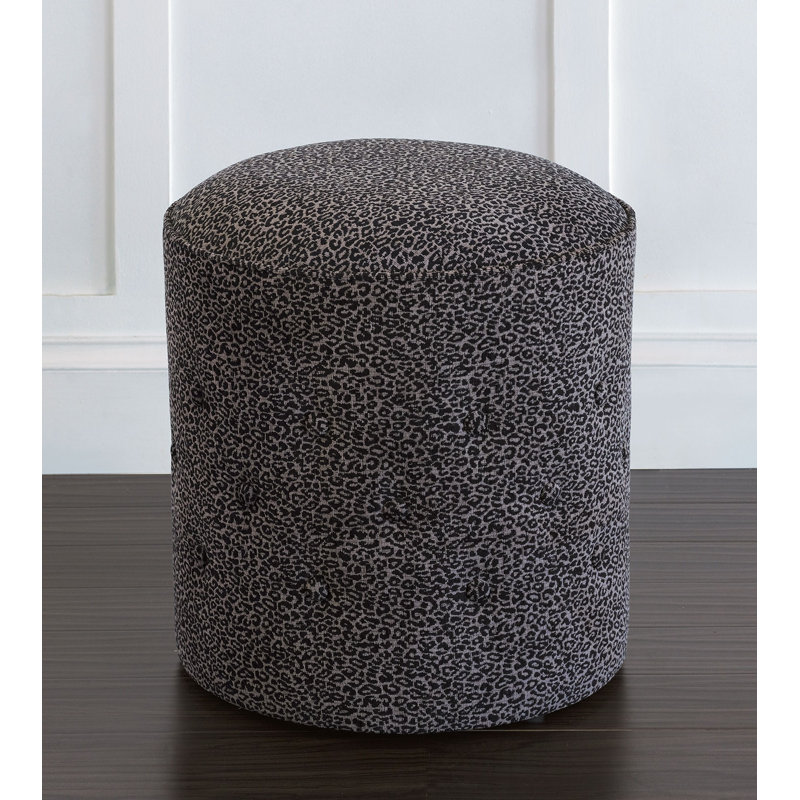 Lynx Round Ottoman