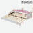 Extending Upholstered Daybed With Led Lights And Crown Headboard-1418250644