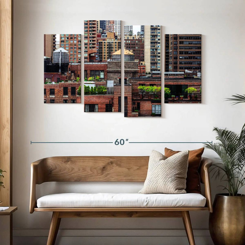 Lilie NYC Rooftop Garden, 32" H x 52" W