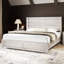  Ensemble de chambre à coucher avec très grand lit de 5 pièces Louby, blanc vieilli-101644239-101644236