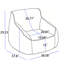 Fauteuil à billes en velours côtelé Compression-123804668