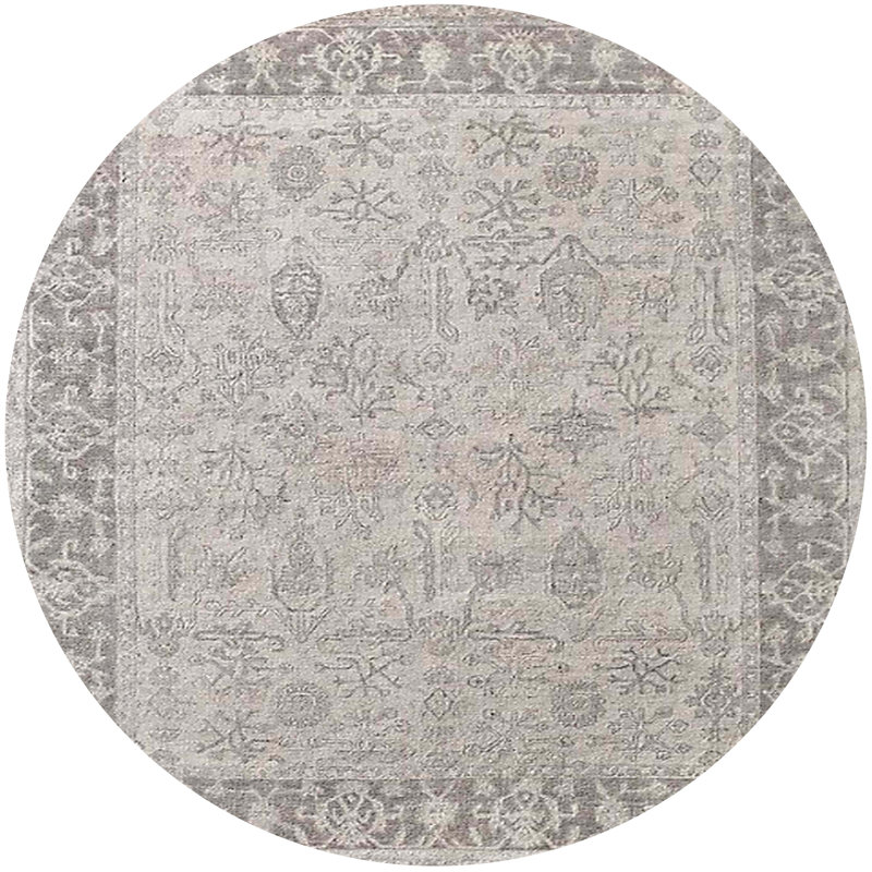 Oriental Indoor Rug, Round 3'