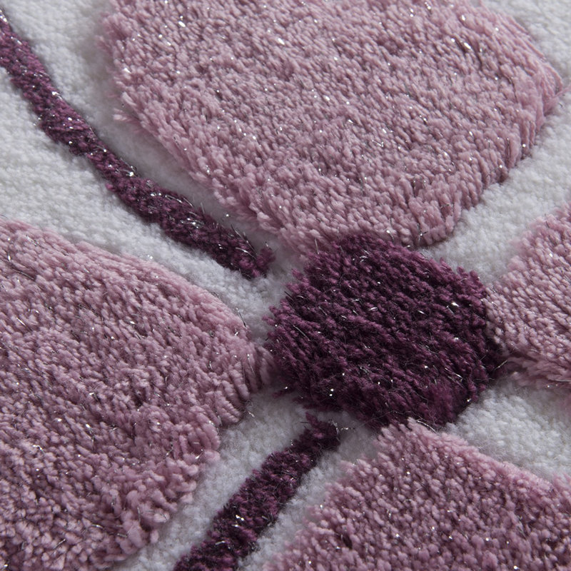 Acrylic Bathmat Set (3 Pieces) | Antibacterial, Non-Slip | 100% Acrylic, Pile Height: 1.0 in | Dimensions: 15.7 x 23.6 in, 19.7 x 23.6 in, 23.6 x 39.4 in | Machine Washable, Durable & Stylish for Bathroom Comfort