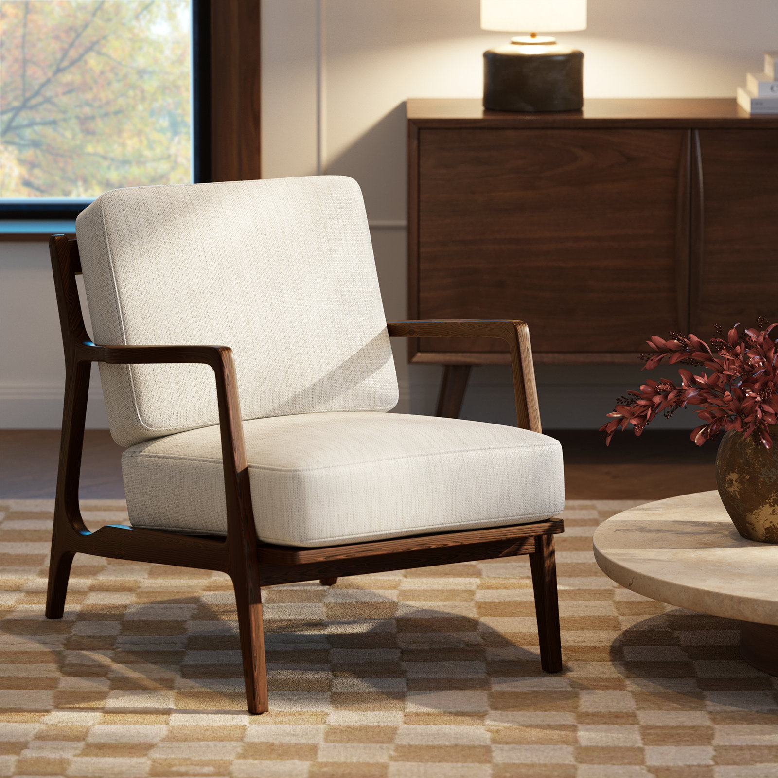 Verity Armchair, Bright Ash