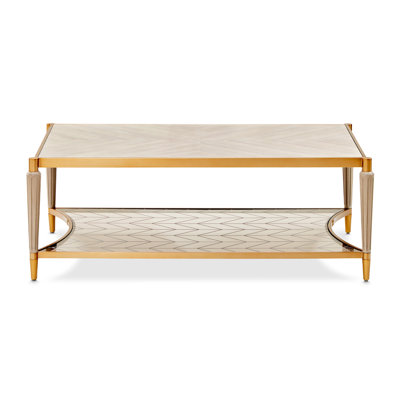 St. Charles Rectangular Cocktail Table - Dove Gray