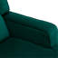 Chaise berçante d'intérieur, fauteuil d'appoint, fauteuil capitonné