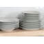 Ten Strawberry Street Simply Square 45 Piece Dinnerware Set, Service for 8 Plus Serveware