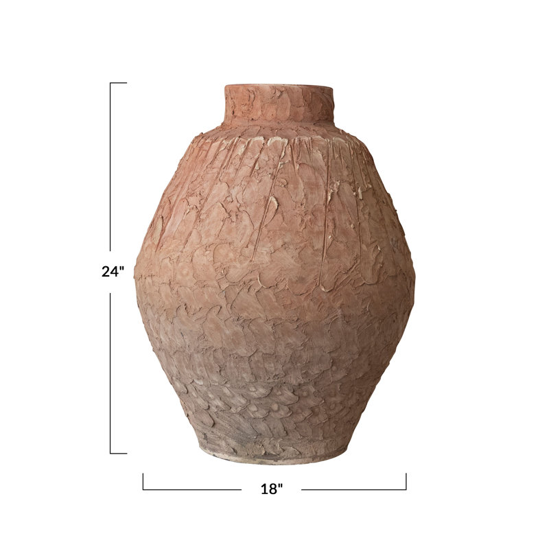 Tida Terracotta Table Vase