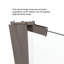 Porte de douche pivotante demi-cadre l 30,25 "x H 66" Armon-14170936-14170935