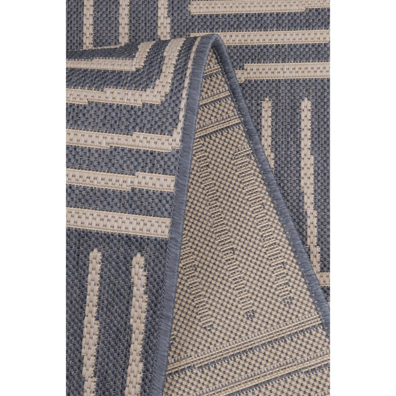 COUNTY PATCHES NAVY 120/170cm, Runner 67 x 200 cm