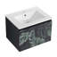 Meuble-lavabo simple 24 po avec plateau en céramique Darrent