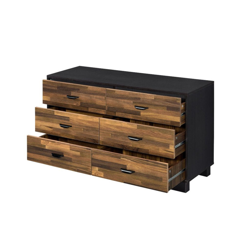 Commode 6 tiroirs avec miroir Eloy